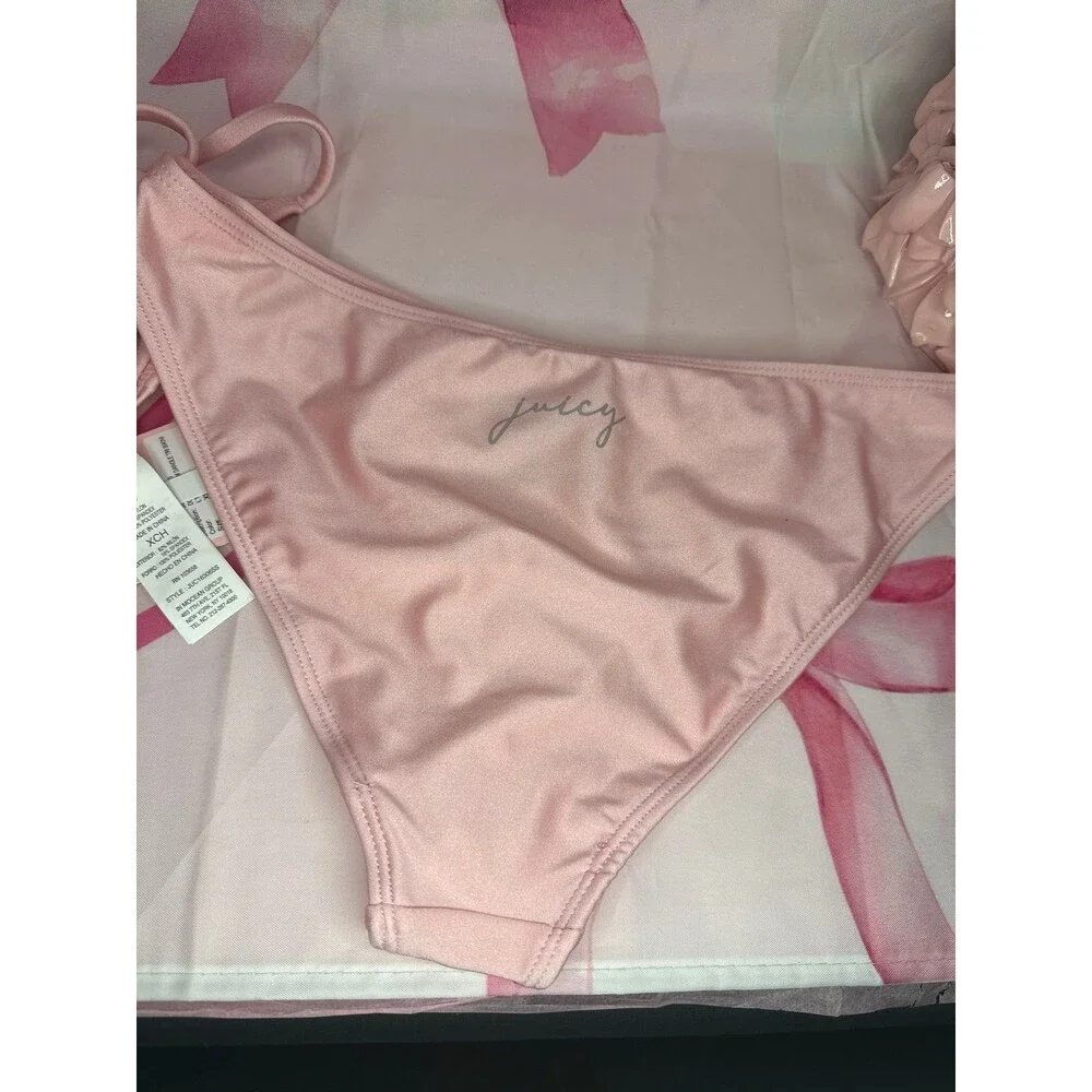 Juicy Couture Pink Cherry Bikini Swimsuit, X-Small